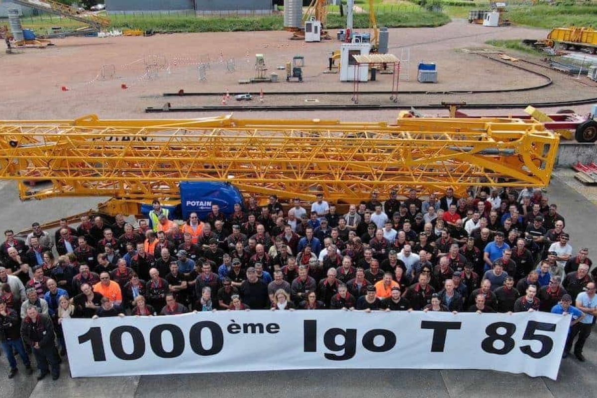 Manitowoc sells and ships 1,000th Igo T 85