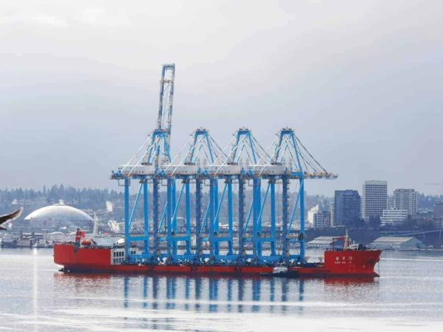 NWSATacoma cranes arriving 20180302