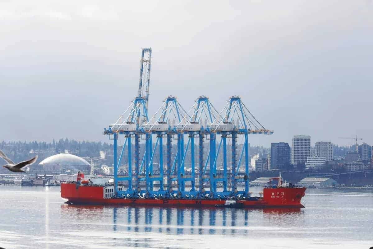 NWSATacoma cranes arriving 20180302
