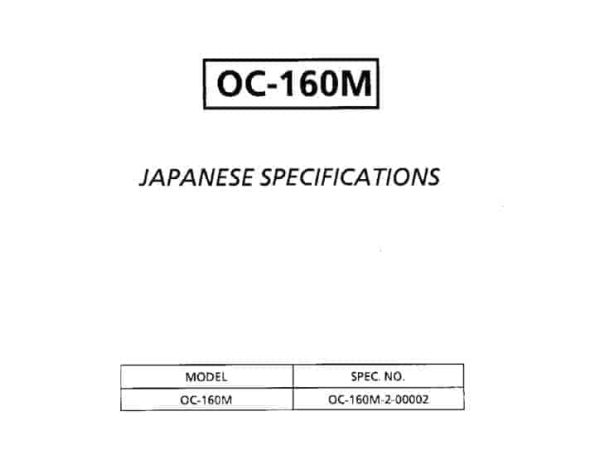 thumbnail of OC160M-2_spec_EN