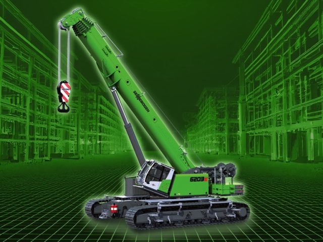 SENNEBOGEN Launches 200-Tonne 6203 E Telescopic Crawler Crane at bauma 2025