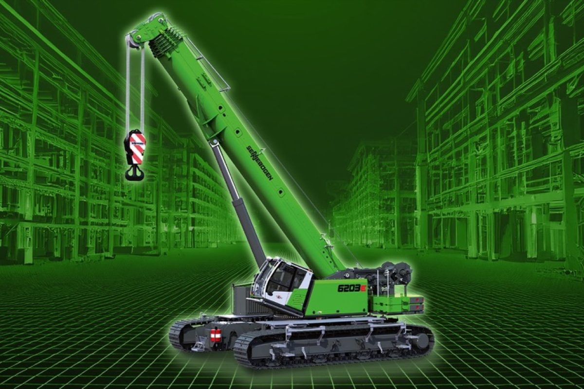 SENNEBOGEN Launches 200-Tonne 6203 E Telescopic Crawler Crane at bauma 2025