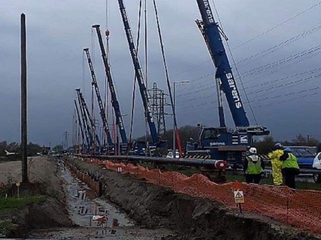 Pipelay By Sarens In Normandy France