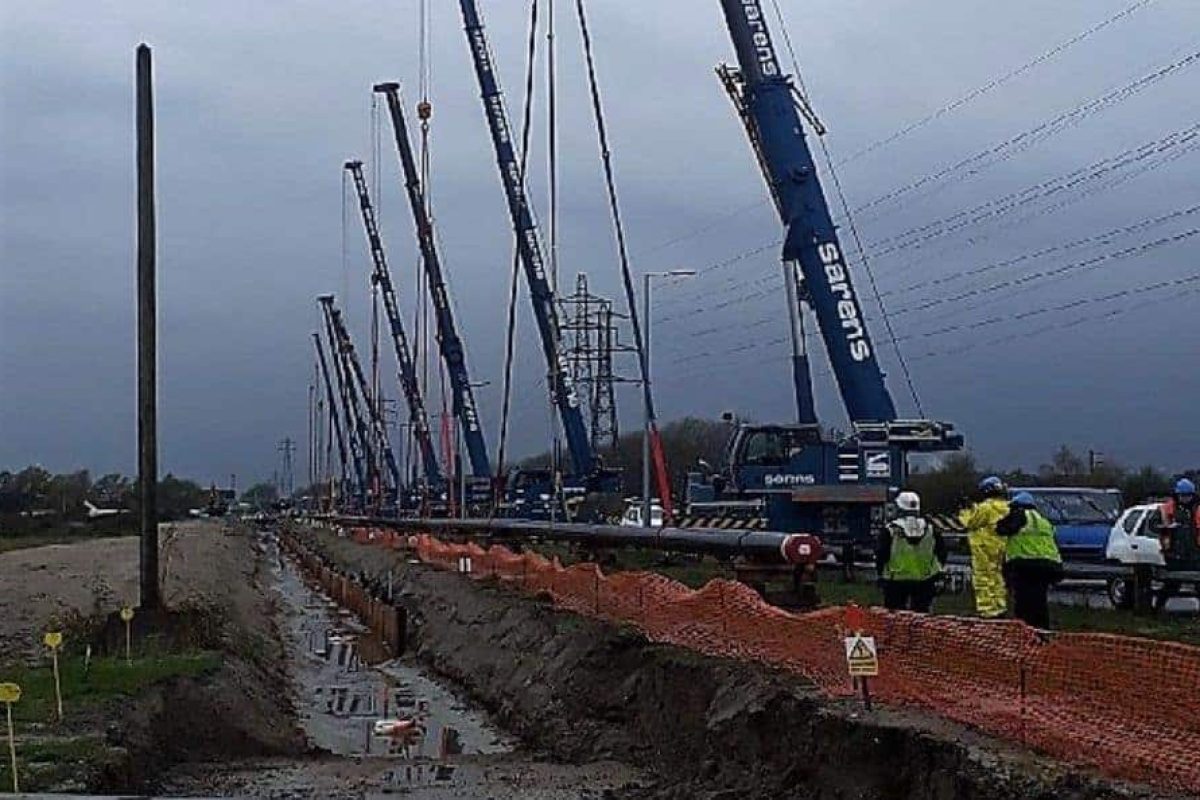 Pipelay By Sarens In Normandy France