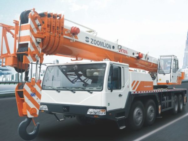 Zoomlion QY70VF Hydraulic Truck Crane Load Chart