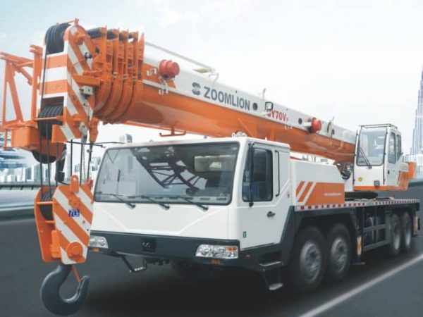 Zoomlion QY70VF Hydraulic Truck Crane Load Chart