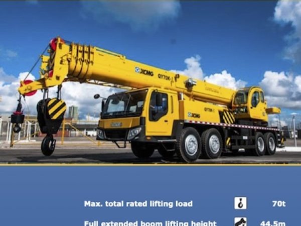 XCMG QY70K-I Hydraulic Truck Crane Load Chart