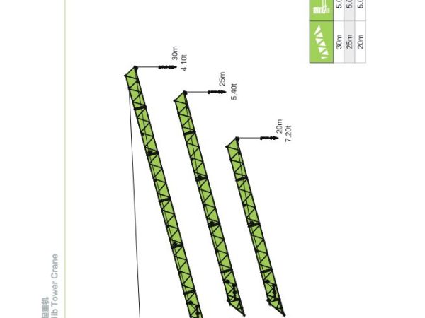 Zoomlion R125-10 Tower Crane