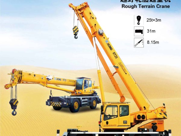 XCMG RT25 Rough Terrain Crane