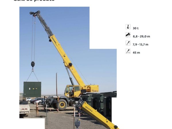 Grove RT530E-2 Rough Terrain Crane Load Chart