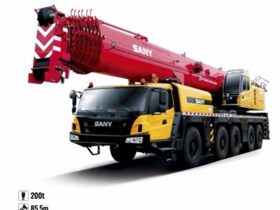 Sany SAC2000S8 All Terrain Crane Load Chart