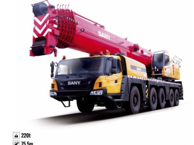 Sany SAC2200C7 All Terrain Crane Load Chart