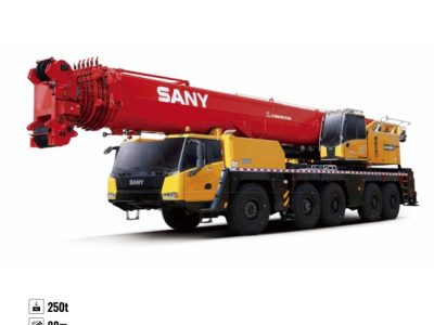 Sany SAC2500C8-8 All Terrain Crane Load Chart
