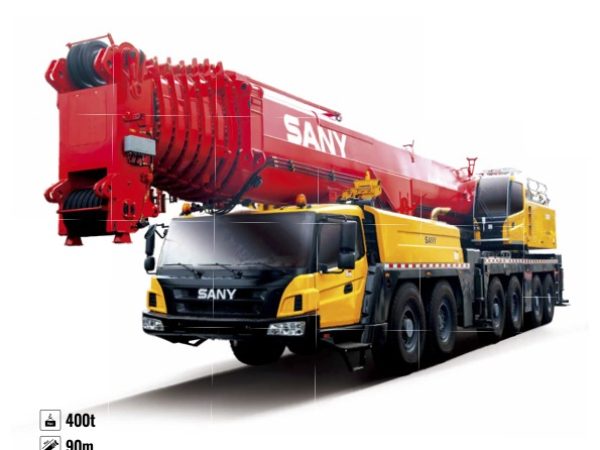 Sany SAC4000T8 All Terrain Crane Load Chart