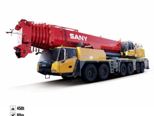 Sany SAC4500T7-8 All Terrain Crane Load Chart