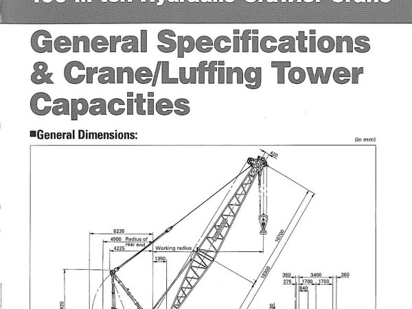 Sumitomo SC1000-2 Crawler Crane