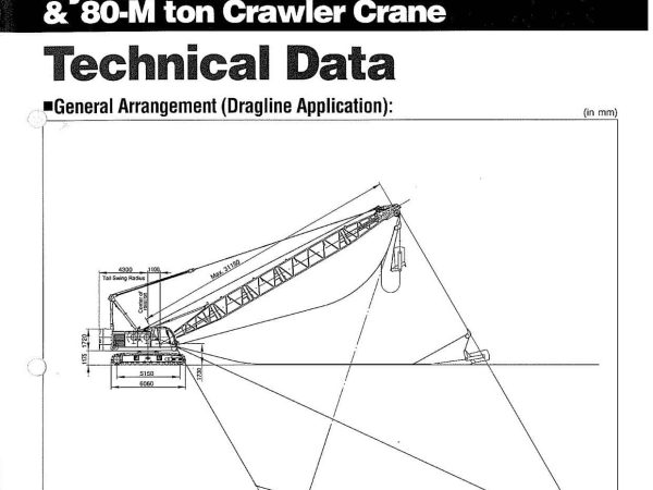 Sumitomo SC 800HD-3 Crawler Crane