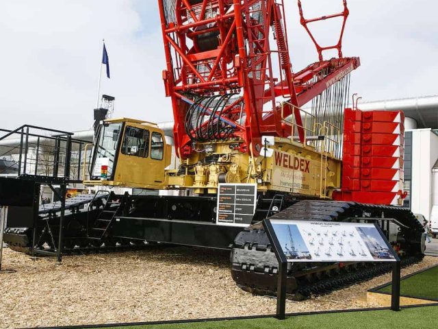 SCX3500-3 in Bauma 2016 with Weldex colours