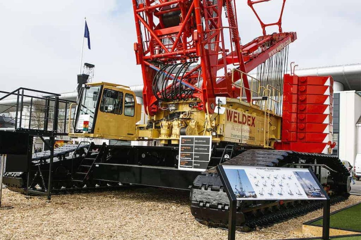 SCX3500-3 in Bauma 2016 with Weldex colours