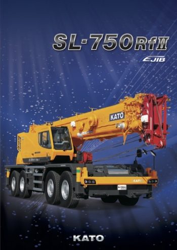 Kato KR80H-FM (SL-750Rfii) Rough Terrain Crane Load Chart