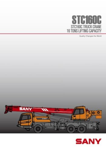 Sany STC160C Hydraulic Truck Crane Load Chart