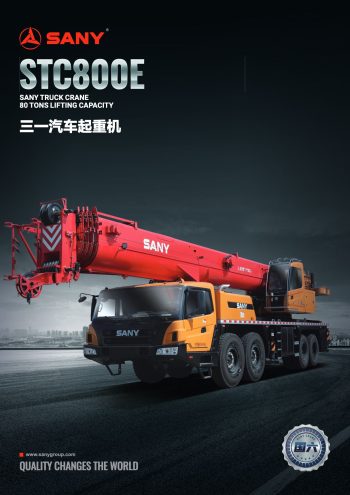 Sany STC800E Hydraulic Truck Crane Sany STC800E Hydraulic Truck Crane