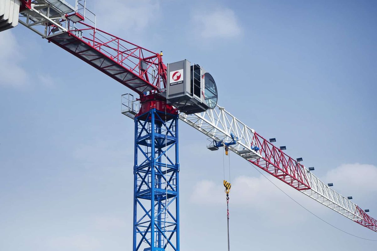 Raimondi MRT159 topless tower crane
