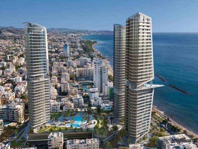 Trio of Potain tower cranes supports Trilogy Limassol Seafront project