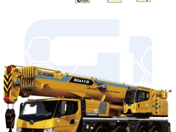 XCMG XCA110U All Terrain Crane Load Chart