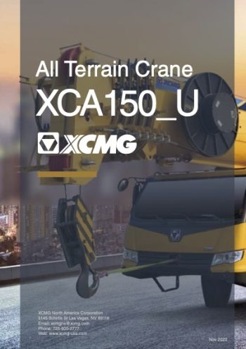 XCMG XCA150U All Terrain Crane Load Chart XCMG XCA150U All Terrain Crane Load Chart
