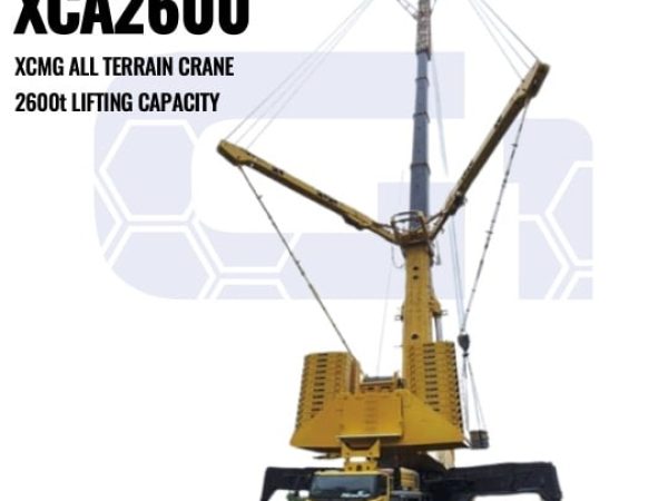 XCMG XCA2600 All Terrain Crane Load Chart
