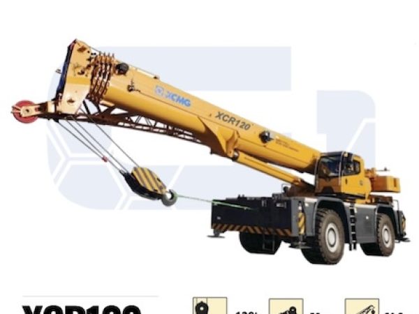 XCMG XCR120 Rough Terrain Crane Load Chart