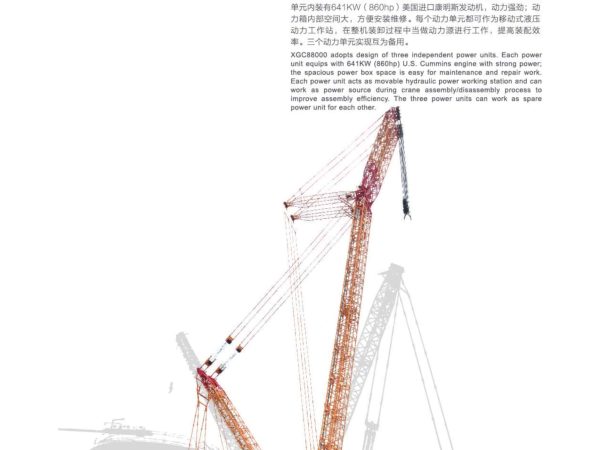 XCMG XGC88000 Crawler Crane
