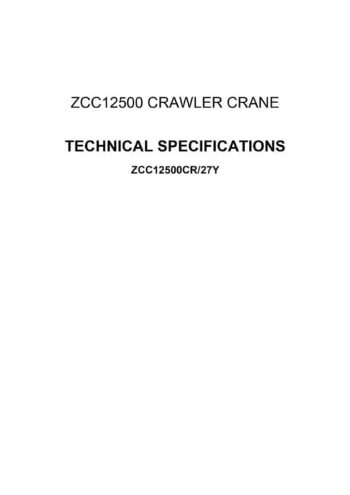 zcc12500 crawler crane thumbnail of ZCC12500 crawler crane