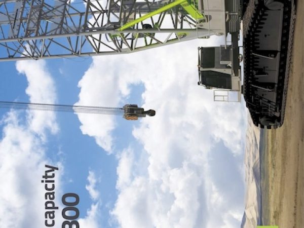 Zoomlion ZCC5800 Crawler Crane Load Chart