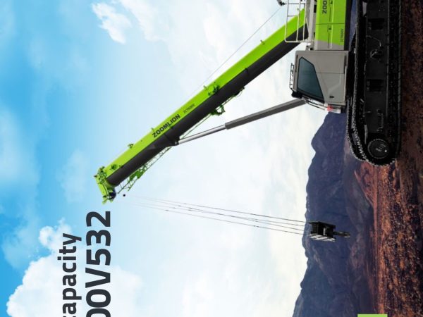 Zoomlion ZCT600V532 Telescopic Crawler Crane