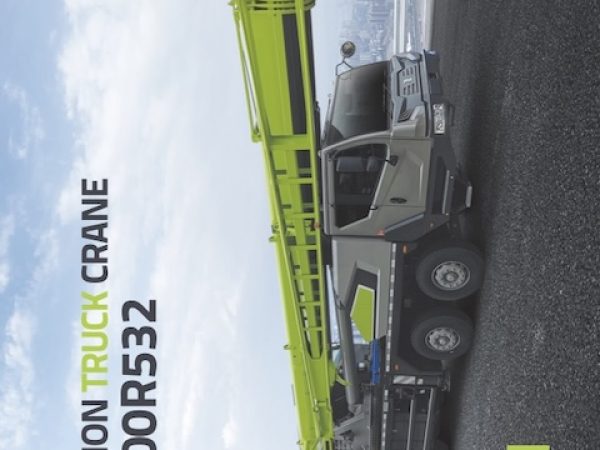 Zoomlion ZTC600R532 Hydraulic Truck Crane Load Chart