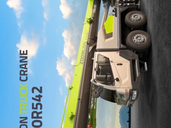 Zoomlion ZTC600R542 Hydraulic Truck Crane Load Chart