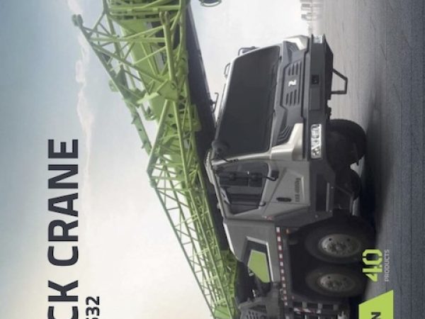 Zoomlion ZTC800R532 Hydraulic Truck Crane Load Chart