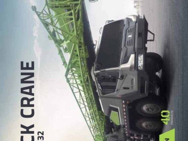 Zoomlion ZTC800V532 Hydraulic Truck Crane Load Chart