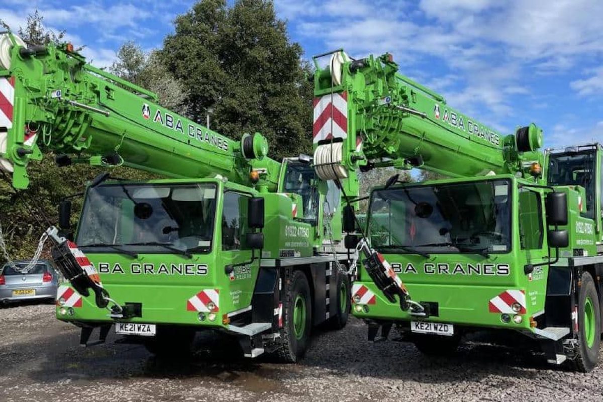 aba crane hire five liebherrs