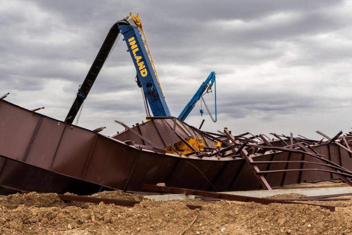 boise airport hangar collapse crane osha settlement