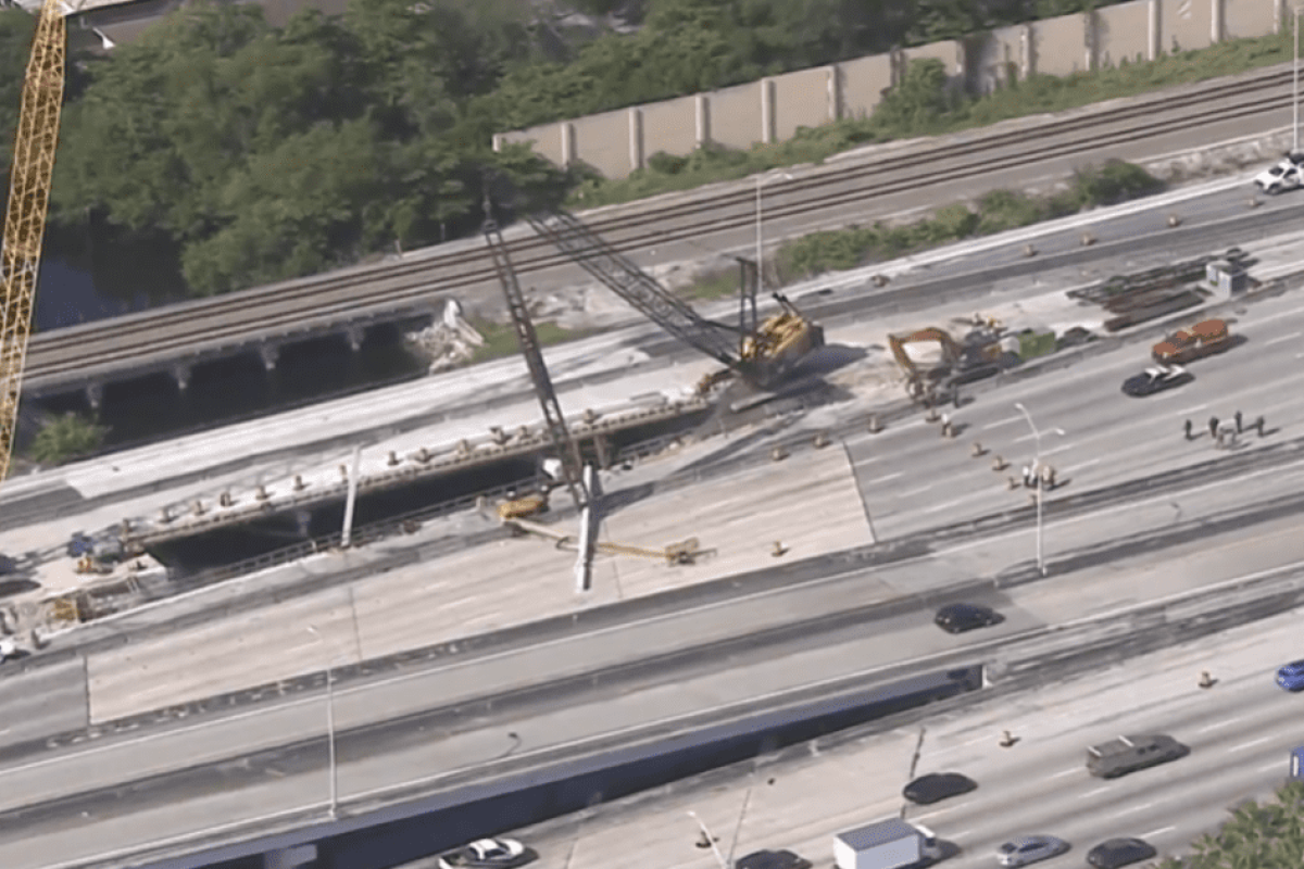 crane collapse on expressway in florida 2