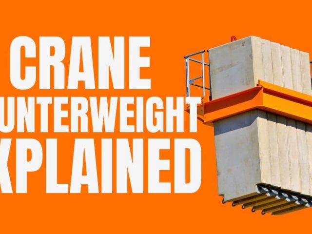 crane counterweight configurations explained