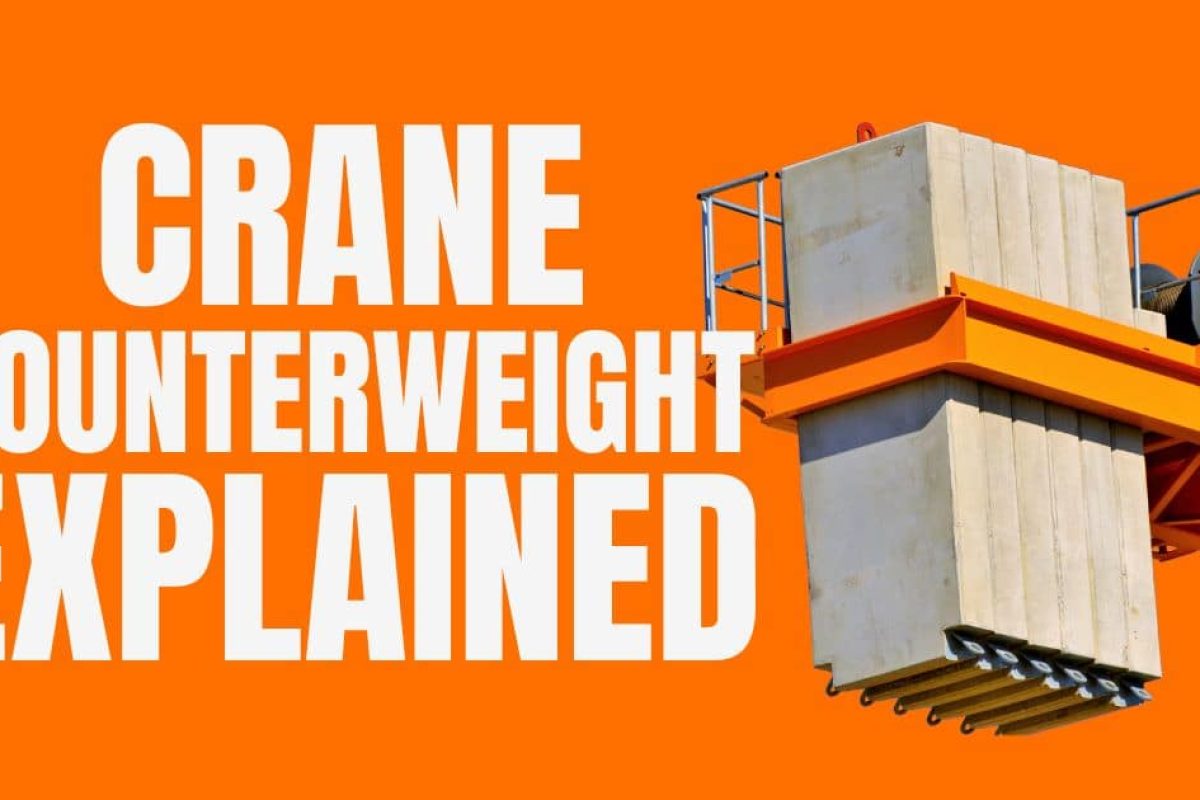 crane counterweight configurations explained