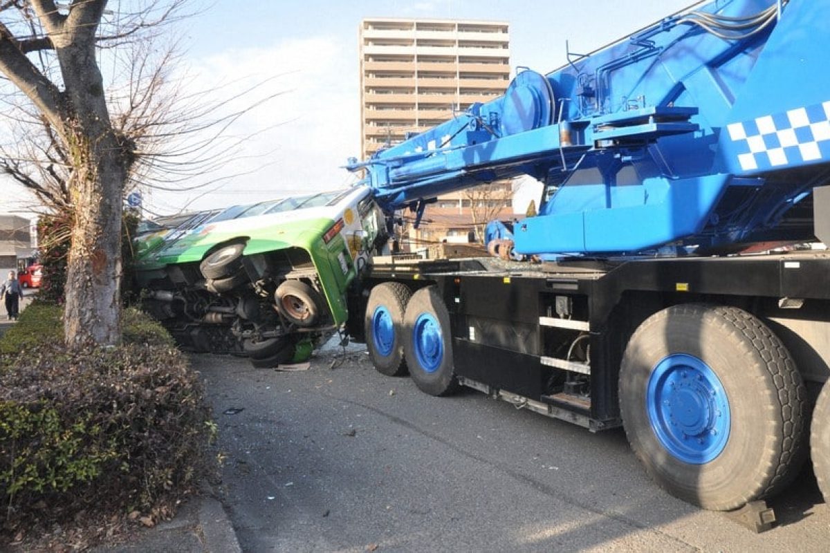crane operator charged in japan for kindegarten bus incident