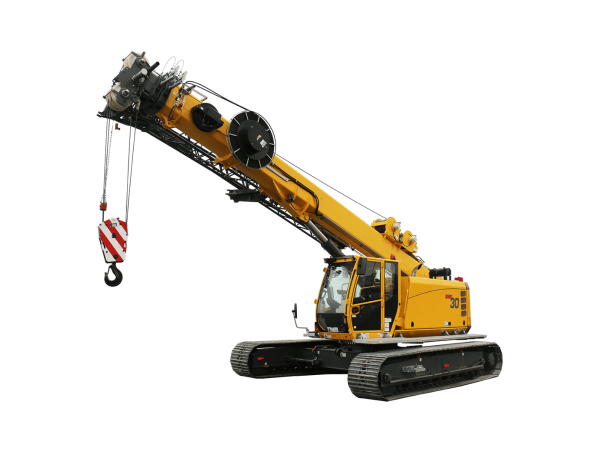 Grove GHC30 is a 30 US ton telescopic crawler crane.