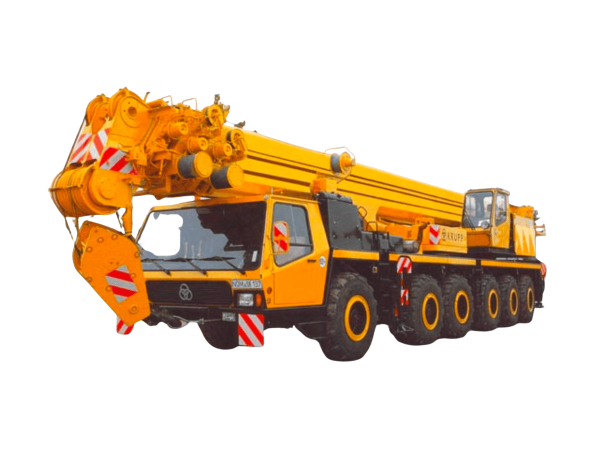 Krupp GMT 140, 140 (165 US ton) mobile crane.