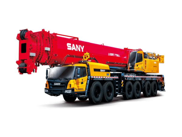 Sany SAC5000S, 500 ton mobile crane with 84m main boom