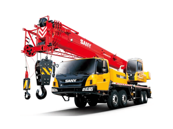 Sany STC550C5, 55 ton hydraulic truck crane with 45m main boom.